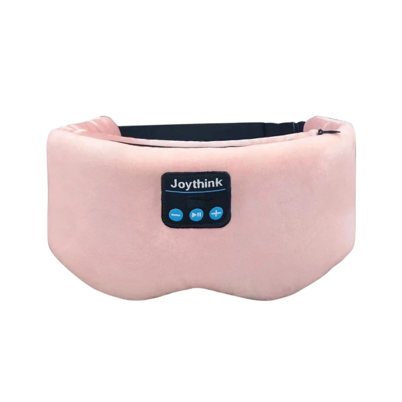 Máscara de olho do sono rosa bluetooth